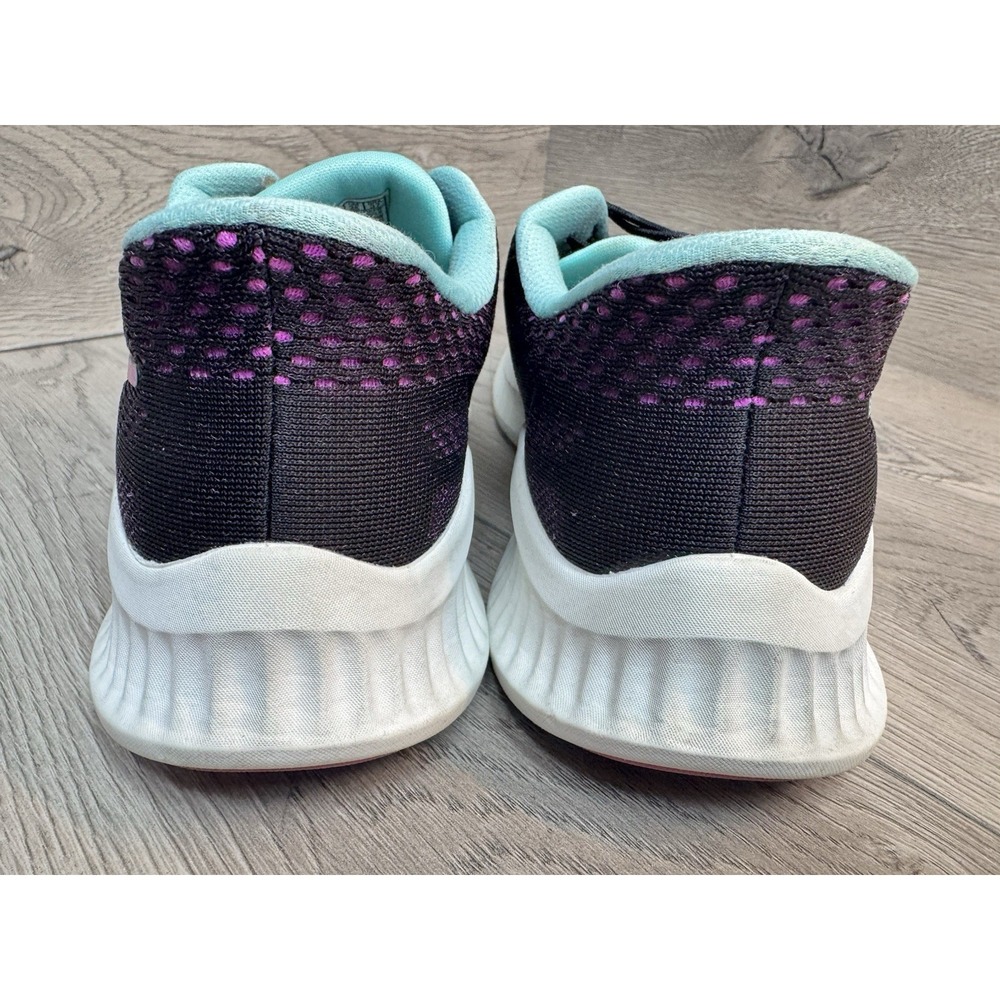 Skechers Slip-ins Go Walk Air Cooled Goga Mat Black Purple Womens 8 Shoes - Picture 11 of 11
